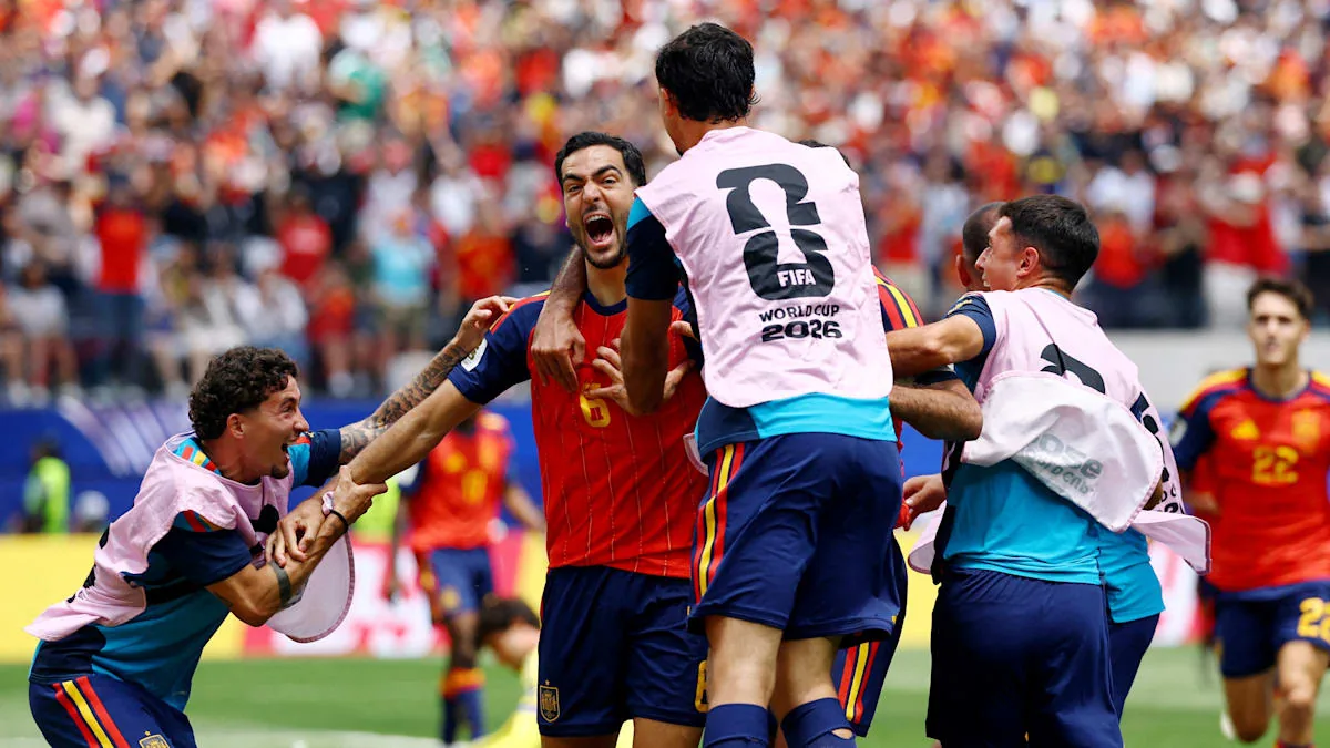 WM 2026: Spanien besiegt Belgien im Viertelfinale, Courtois verletzt